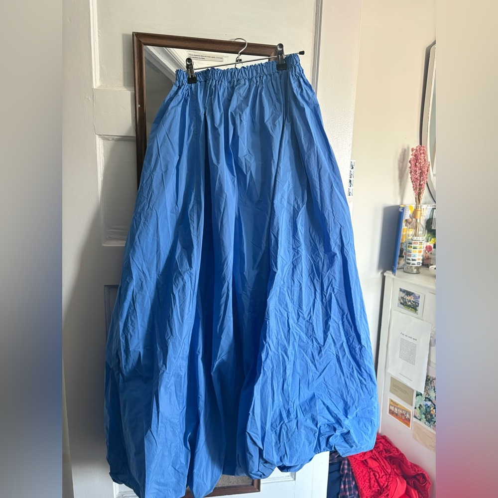 Anthropologie balloon maxi skirt